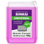 Антифриз RINKAI G12+++ Универсальный -50. 10л