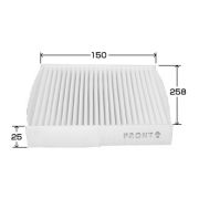 Фильтр салонный AC-2210C AGAMA (VIC AC-210) (27891-1FA0A)