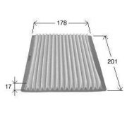Фильтр салонный AC-3302C AGAMA (VIC AC-302) (MN140141)
