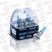 Лампа высокотемпературная Avantech H1 12V 55W (120W) 5000K, комплект 2 шт.