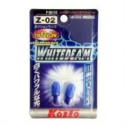 Лампа дополнительного освещения Koito 12V 5W T10 HIGH POWER BULB (ярко-белый, 3900K, 50 Lm) 2шт.