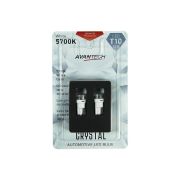 Лампа светодиодная Avantech 12V LED T10 W5W 5700K (линза), комплект 2 шт.