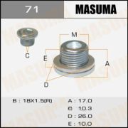 Болт маслосливной A/T 71 (с шайбой) Toyota