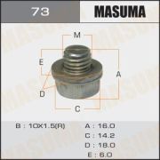 Болт маслосливной А/Т (с шайбой) Toyota, Mitsubishi, Suzuki