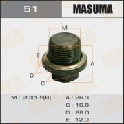 Болт маслосливной A/T (с шайбой) Subaru 20x1,5mm