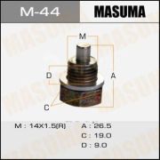 Болт маслосливной с магнитом «Masuma» MAzda 14х1.5mm