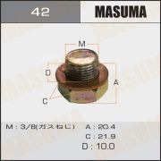 Болт маслосливной с магнитом «Masuma» Nissan 3/8