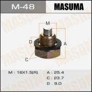 Болт маслосливной с магнитом «Masuma» с шайбой Toyota Cami, Rush 16x1,5mm